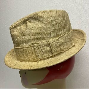 Vintage Cavanagh Hat Fedora Cream Size 6 7/8